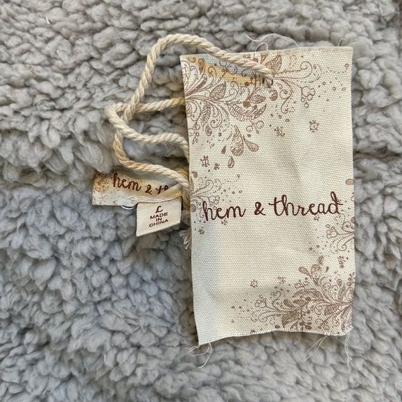 NWT Hem & Thread cozy jacket/cardigan. Size Large - Picture 3 of 4